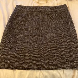 Wool pencil skirt